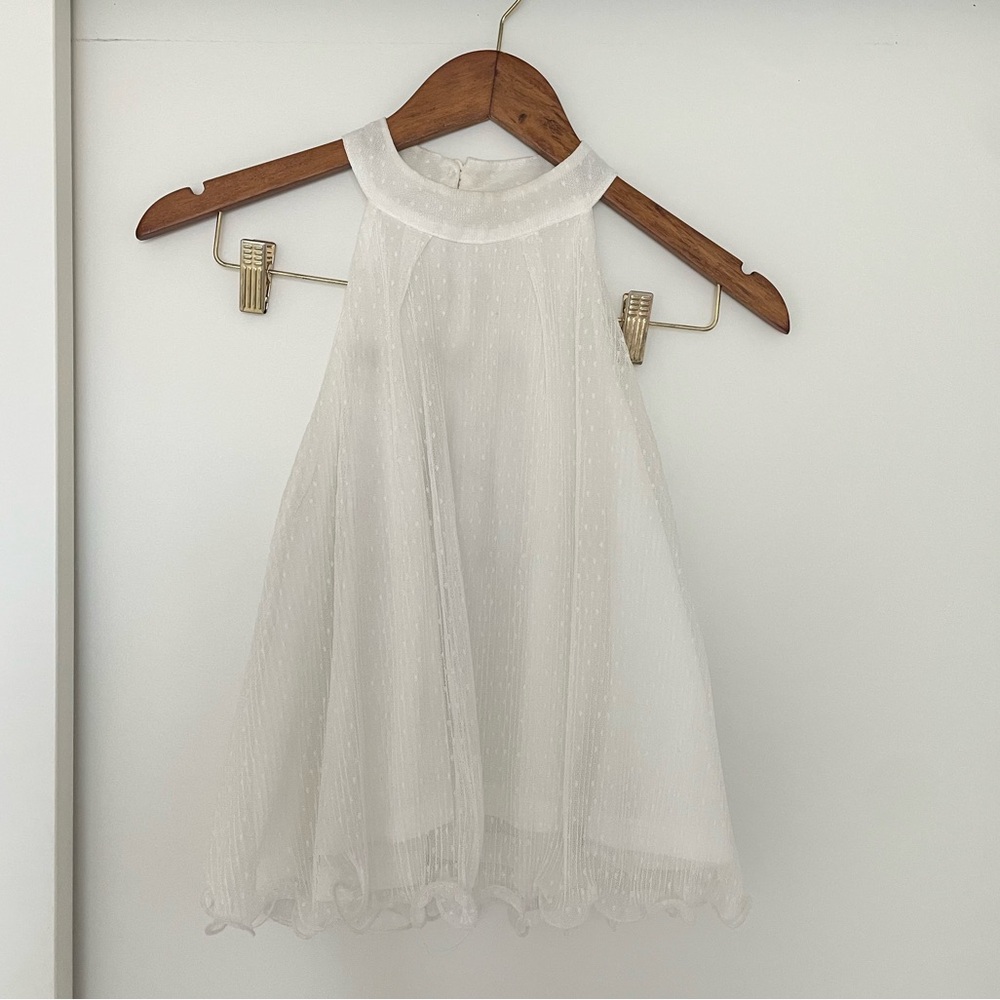 Tulle Peplum Top -  XS